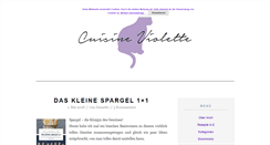Desktop Screenshot of cuisine-violette.com